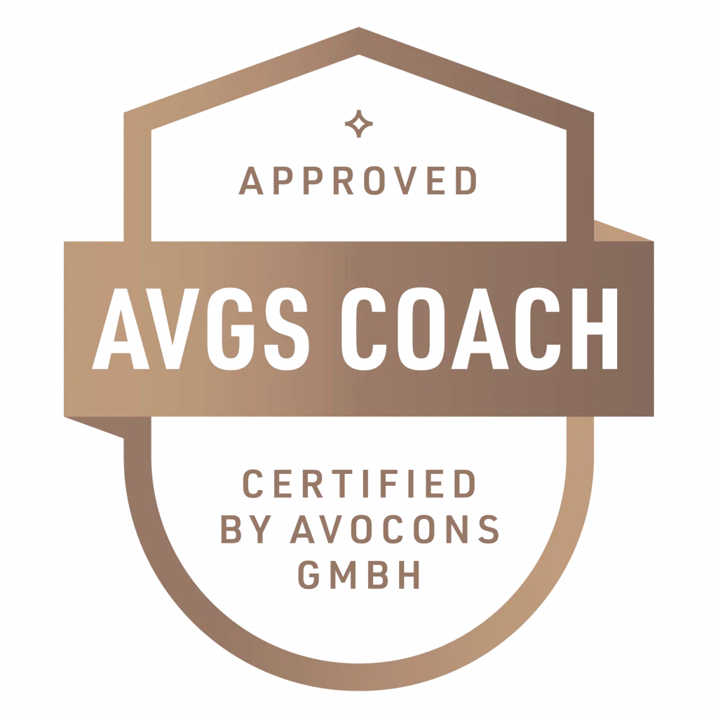 Hier sieht man das AVGS Coach Logo von der AVOCONS GmbH